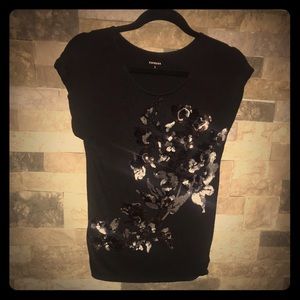 Express sequined top